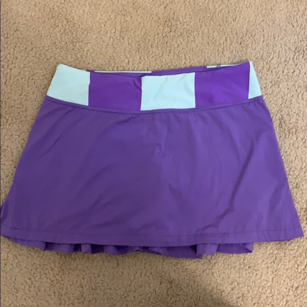 lululemon tennis skirt/purple/blue/regular/6